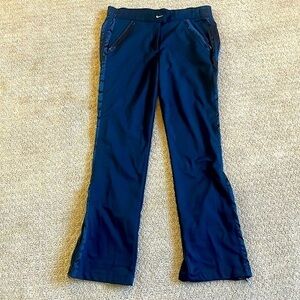 Nike Navy Blue Track/Golf Pants with Satin Sides